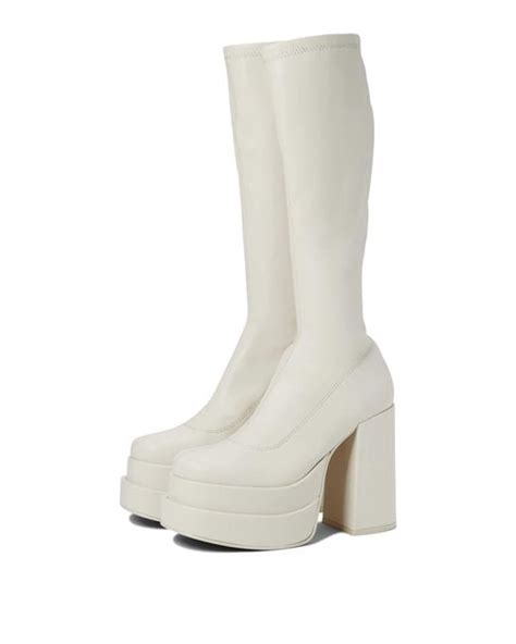 steve madden white boots