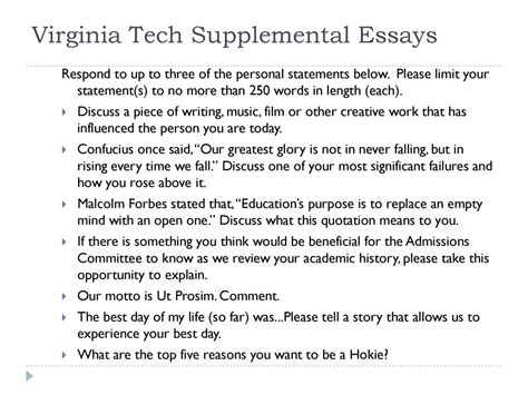 stevens tech supplemental essays