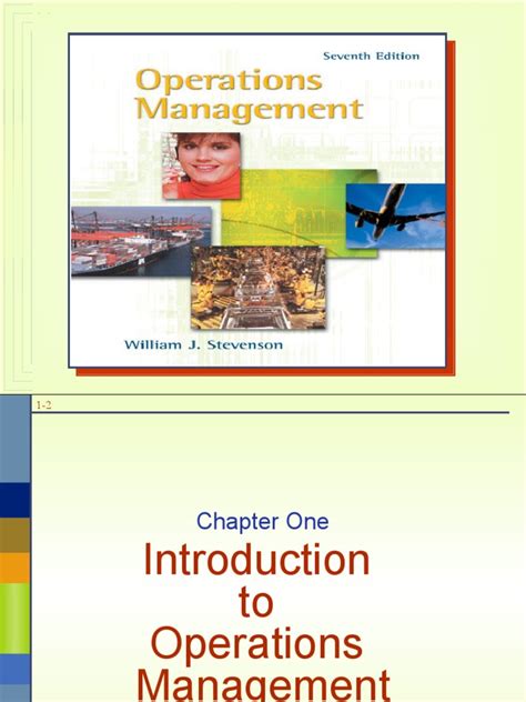 stevenson operations management 11e chapter 13 PDF