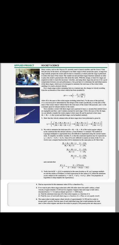 stewart calculus applied project solutions rocket Kindle Editon