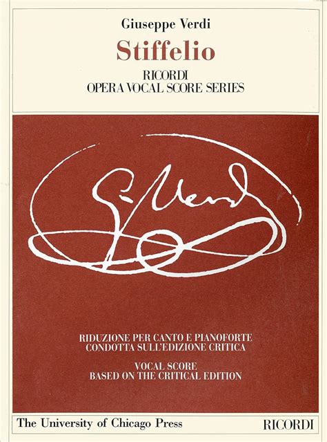 stiffelio dramma lirico in three acts by francesco maria piave the piano vocal score the works of giuseppe Reader