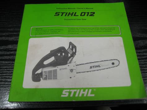 stihl 012 av manual pdf PDF