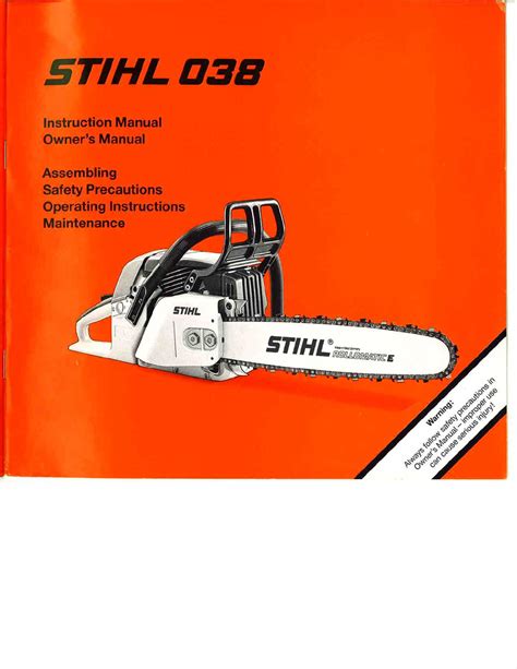 stihl 038 av super repair manual pdf Reader