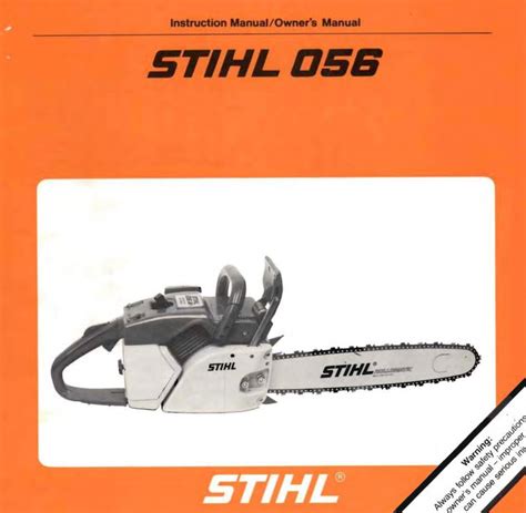 stihl 056 av manual Reader