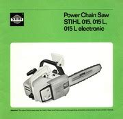 stihl chain saw 015 manual pdf Doc