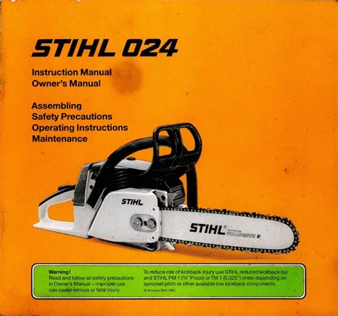 stihl chainsaw 024 av manual pdf Epub