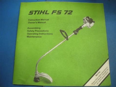 stihl fs 72 manual PDF