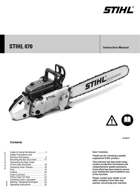 stihl ms 070 manual pdf Reader