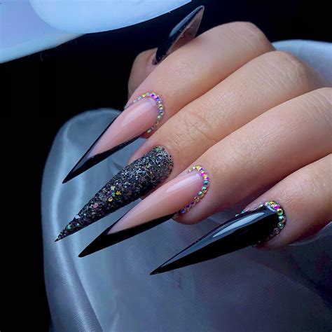 stiletto nail designs