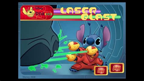 stitch 626: laser blast gameplay