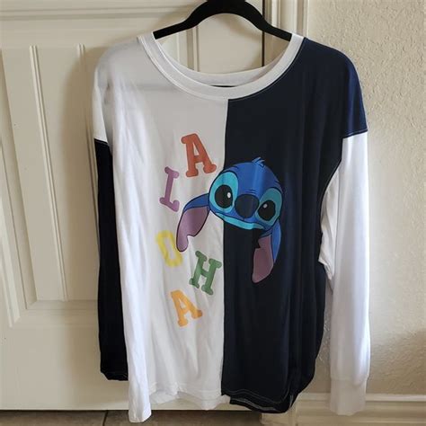 stitch long sleeve shirt