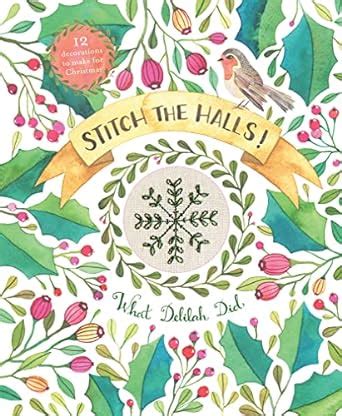 stitch the halls 12 decorations to make for christmas PDF