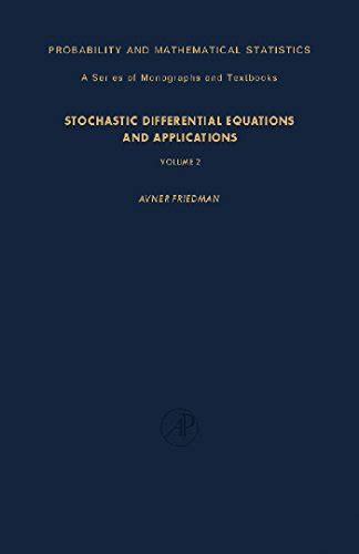 stochastic differential equations and applications Reader