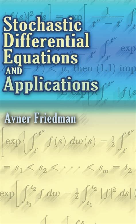 stochastic differential equations and applications Reader