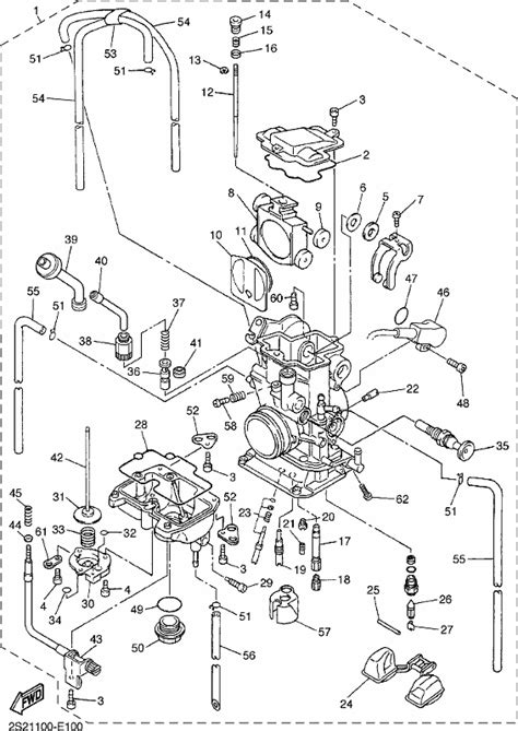 stock carburetor diagram 06 yz450f Reader