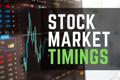 stock exchange timing