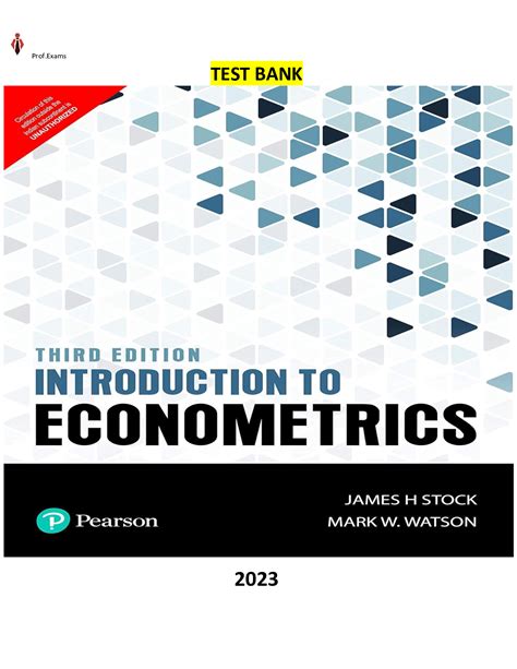 stock watson econometrics 3rd edition exercise solutions Doc