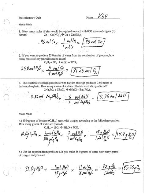 stoichiometry practice test answers Ebook Reader