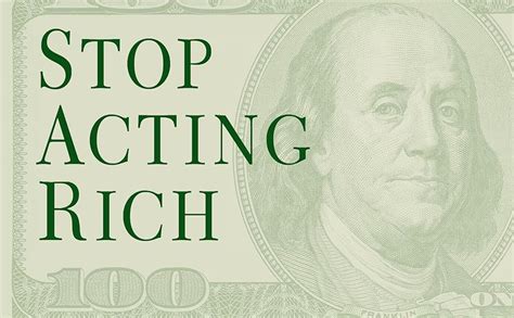 stop acting rich stop acting rich PDF
