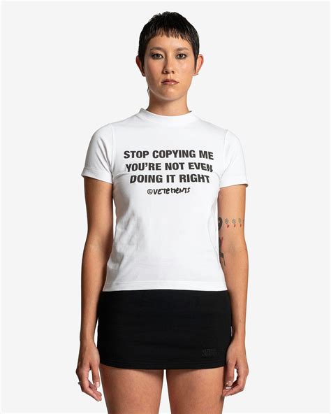 stop copying me shirt