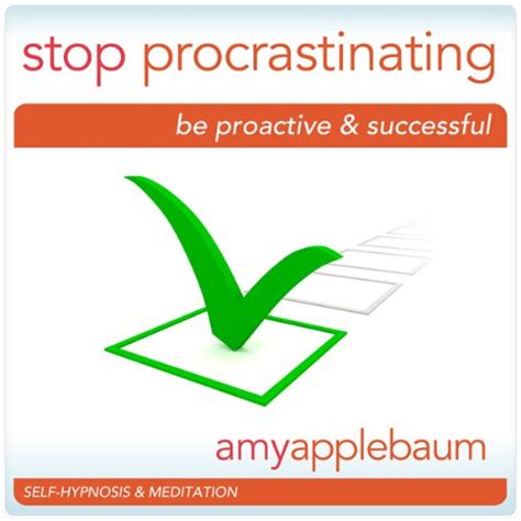 stop procrastination collection self hypnosis meditation PDF