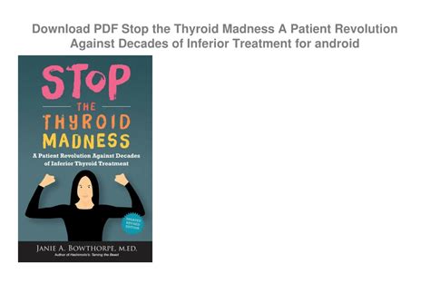 stop the thyroid madness a patient revolution against pdf Epub