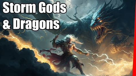 storm god and dragon