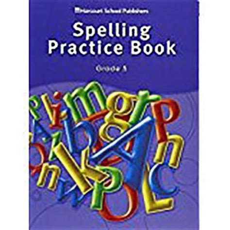 storytown spelling practice book student edition grade 5 PDF