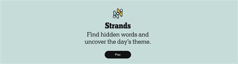 strands nyt game hint
