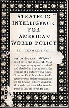 strategic intelligence american princeton library PDF