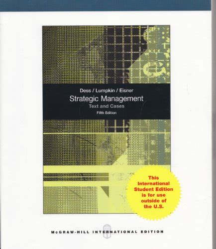 strategic management dess lumpkin eisner 5th edition Ebook Reader