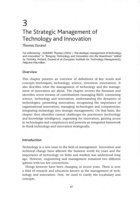 strategic management of technology and innovation 5th edition pdf torrent Epub
