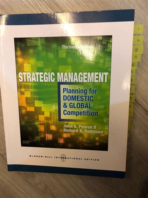 strategic management pearce 13th Kindle Editon