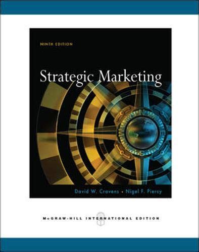 strategic marketing 10th edition david w cravens and pdf Kindle Editon