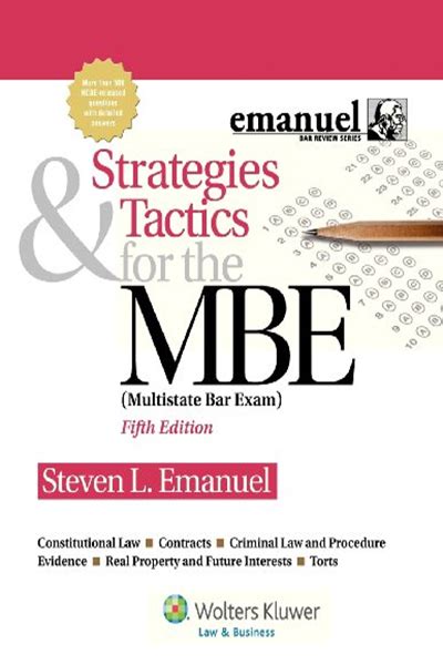 strategies and tactics for the mbe fifth edition emanuel bar review Epub