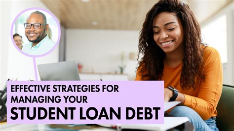 visual representation of strategies to manage student loans and stay within borrowing limits