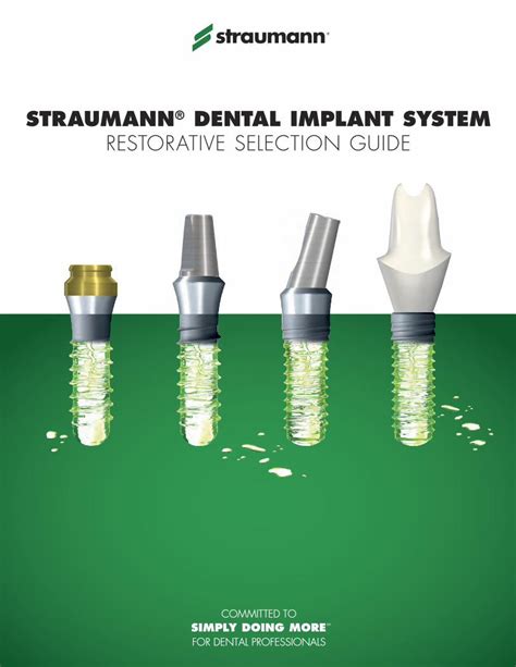 Straumann Dental Implants Catalog