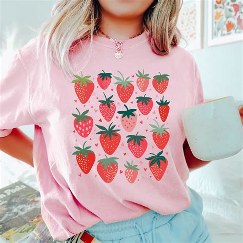 strawberry shirt womens