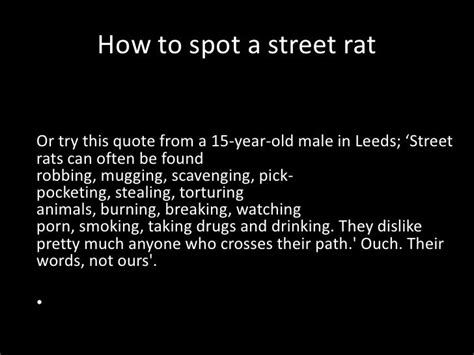 street rat meaning