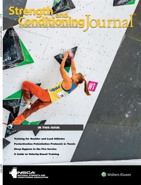 strength and conditioning journal nsca Kindle Editon