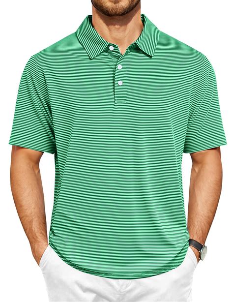 striped golf polo shirts