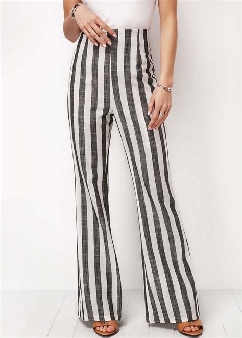 striped pants women