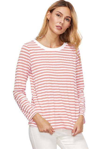 striped pink shirt