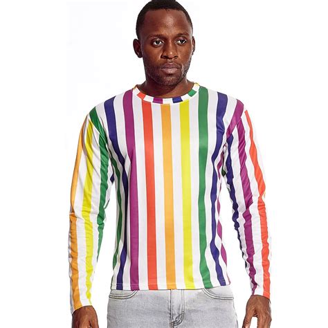 striped rainbow shirt