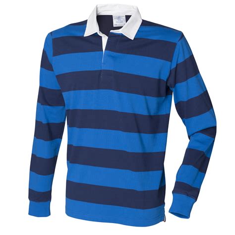 striped rugby polo shirt