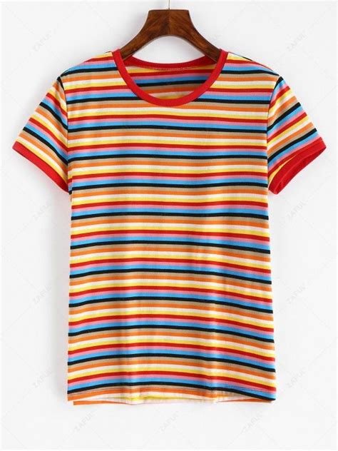 striped shirt colorful