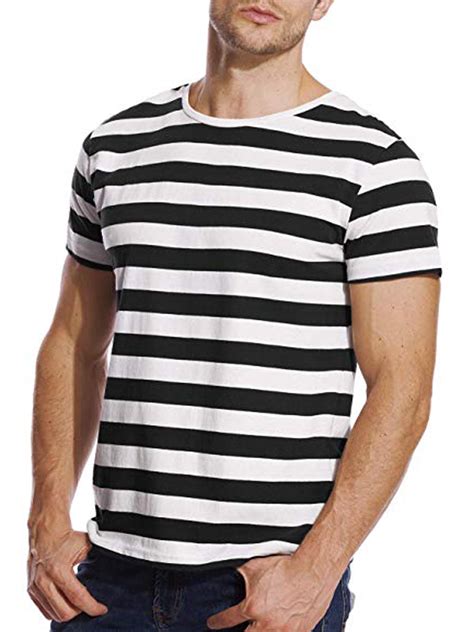 striped t shirt mens