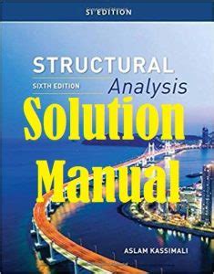 structural analysis 4th edition aslam kassimali solution manual pdf Epub