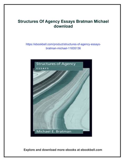 structures of agency essays Epub