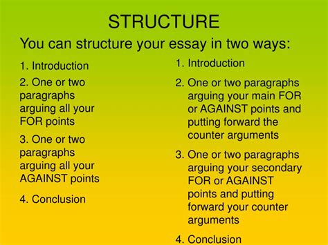 structuring a discursive essay Reader